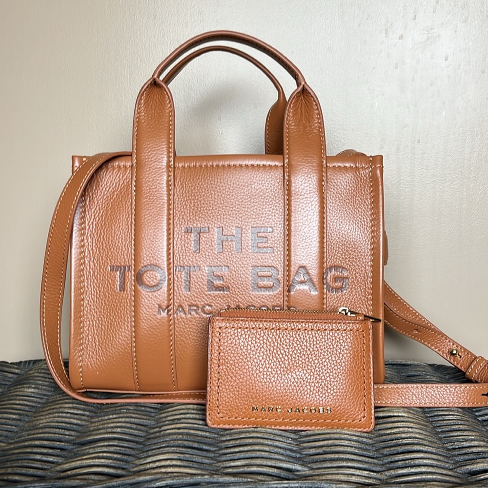 Marc Jacob’s The Tote Small Leather Tote Bag
